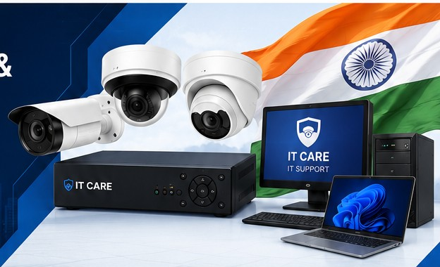 CCTV cameras and IT equipment